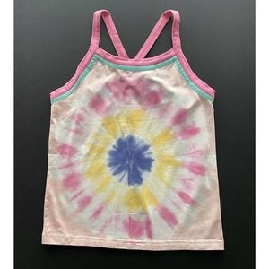 Matilda Jane Tank Top Girl's Size 14 Dream Chasers Let’s Tie Dye Colorful Summer